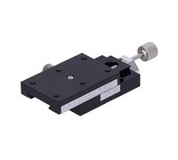 BAFOVY Etapa Deslizante Aleación de Aluminio Ejes X Mesa Deslizante Manual Guía de de Milano de 60 X 40 Mm Recorrido de Ajuste Fino ±10 a 30 Mm para Semiconductores de Medición óptica y Equipos de