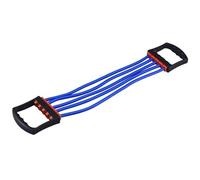 BAFOVY Extensor de Pecho, 5 Bandas de Resistencia Desmontables para Entrenamiento de Fuerza Muscular del Pecho, con Antideslizante y Tensión Ajustable, Equipo de Fitness para (Blue)
