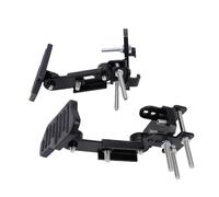 BAFOVY Extensores Ajustables para Pedales de Acelerador y Freno para Automóviles con Goma Antideslizante y Estructura de Acero Reforzado para una óptima Comodidad de Conducción