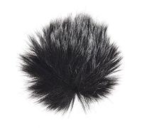 BAFOVY Furry Al Aire Libre Micrófono Parabrisas Muff Mini Solapa Lavalier Micrófono Parabrisas Cubierta-5 Piezas de Pelo Fino Suave Cordón Elástico para 1cm de Diámetro Micrófono de (1)