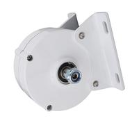 BAFOVY Generador de CA Trifásico, Generador Síncrono de Imán Permanente de Doble Eje de 12 V, Aleación de Aluminio y Acero Al Carbono, con Base, para Usuarios de Turbinas Eólicas Verticales u (100W)