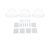 BAFOVY Grandes Estantes Flotantes Acrílicos, Pantalla Montada en la Pared con Múltiples Capas de Almacenamiento para Botellas, Coleccionables, etc. (White)