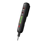 BAFOVY HABOTEST HT89 Probador de Voltaje Detector de Voltaje sin Contacto CA 12 a 300 V Pantalla LCD Luz de Sonido Alarma Buscador de Punto de Interrupción con Linterna para Electricistas Domésticos