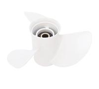 BAFOVY Hélice Fueraborda de Aluminio 13 1/4x17K, Hélice de Motor de Barco Mejorada con Estría de 15 Dientes para Motores 6779112/4 Tiempos