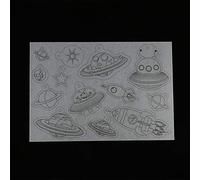 BAFOVY Increíble Arte Retráctil, Patrones únicos, Sábanas de Plástico Encogidas Fáciles de Usar para Llave, Adornos, Juguetes con Hermosos Patrones (Modelo de niños 20 * 29 cm)
