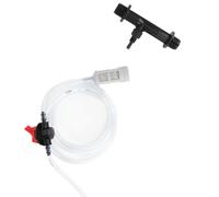 BAFOVY Inyector de Fertilizante, de Riego por Goteo de Plástico con Tubo de Agua, Alta Eficiencia para Uso en Jardines e Invernaderos (3/4 pulgada)