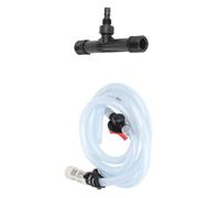 BAFOVY Inyector de Fertilizante, de Riego por Goteo de Plástico con Tubo de Agua, Alta Eficiencia para Uso en Jardines e Invernaderos (1 pulgada)