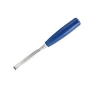 BAFOVY Juego de Cinceles para Madera, 2 Piezas de Cincel para Carpintería de Acero 45 con Azul ABS, Borde de Tierra de Construcción de una Pieza para Cincel Plano y Ranurado en Carpintería (1/2")