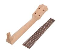 BAFOVY Juego de Cuello de Diapasón de Ukelele, Reemplazo de Diapasón de Palo de Madera de Okoume para Instrumentos de 4 Cuerdas, de Madera, Instalación Fácil, Tipos Aplicables, Mano de Obra Fina,