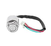 BAFOVY Juego de Interruptor de Encendido de Motocicleta, Cerradura de Encendido de Hierro y ABS con 2 Llaves, Reemplazo Universal para ATV Mini Moto Dirt Bike, Bicicleta Eléctrica, Uso en Quad