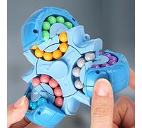 BAFOVY Juguete de Rompecabezas de Cuentas Giratorias, Juguete Educativo para el Desarrollo de la Inteligencia con Cuentas Giratorias en Movimiento para Niños, (Rompecabezas de rotación hexaédrica)