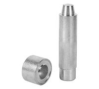 BAFOVY Kit de Perforación de Agujero de Cuero de 4 Mm, 150# de Acero de Carbono Punch Hool Herramienta Punch de Arandela para Cinturones de Cuero Zapatos Bolsos con Lonas DIY (2000#)