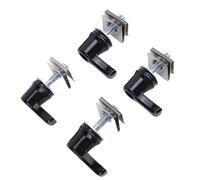 BAFOVY Kit de Pernos de Hardware para Cerradura de Alforja, Montaje de Cerraduras de Palanca Antirrobo para FLT FLHT FLHTCU FLHRC Electra Glide 92-21 Años, Kit de Cierre de Metal ABS Seguro para