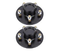 BAFOVY Kits de Bujes de Remolque de 3500 Libras, Conjunto de Bujes de Rueda Preengrasados para Patrón de Pernos de 5 Lengüetas de 4,5 Pulgadas, Apto para Husillos de 1-1/16 Pulgadas a -3/8 en Ejes