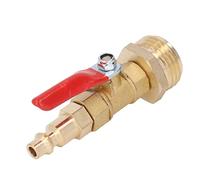 BAFOVY Latón Adaptador de Soplado para Invierno Adaptador Rápido para Invierno Manguera de Jardín Enchufe del Compresor de Aire Bomba Anticongelante Válvula de Bola Boquilla de Agua RV Yates Riego