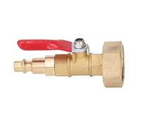 BAFOVY Latón Adaptador de Soplado para Invierno Adaptador Rápido para Invierno Manguera de Jardín Enchufe del Compresor de Aire Bomba Anticongelante Válvula de Bola Boquilla de Agua RV Yates Riego