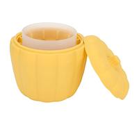 BAFOVY Máquina para Hacer Cubitos de Hielo Cubo de Hielo de Silicona con Carcasa Acrílica 11,5 X 11,5 X, Cm Fácil Liberación Forma de Calabaza para Ahorrar Espacio para el Hogar Bares Fiestas Viajes