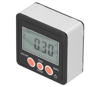 BAFOVY Medidor de ángulo Digital Inclinómetro de Aluminio Pantalla LCD de 0 a 360 Grados Resolución de 0,05 Grados Base Magnética para Configuración de Maquinaria de Construcción de Carpintería