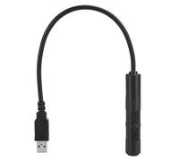 BAFOVY Micrófono USB para PC, Plug and Play con 360 Grados de Dirección Completa Antirruido, Micrófono de Alta Sensibilidad para Grabación de Juegos, Transmisión de Conferencias de Skype (M-588)