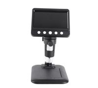 BAFOVY Microscopio Digital con Pantalla IPS de 4,3 Pulgadas Microscopio Electrónico de 2 MP Aumento de 50 a 1000X Conexión de PC USB de 8 LED para Estudiantes Inspección de Reparación de Pasatiempos