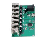 BAFOVY Módulo Concentrador USB2.0 PCB Divisor de Puerto USB Placa de Expansión de 1 a 7 Puertos Indicadores LED sin Unidad Reposo Automático para para Ingeniería Electrónica