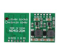 BAFOVY Módulo Convertidor de Doble Canal Placa Convertidora de CC a CC Entrada de 7 a 30 V Salida Dual de 5 V 3,3 10 W 550 KHz con Apagado Térmico para Desarrollo de MCU de Placa de Pruebas y
