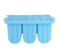 BAFOVY Mold de Helado de Silicona con Tapa, Herramienta de Cocina para Fabricantes de Cubitos de Hielo de Bricolaje Reutilizable para Barra de Oficina en el Hogar, Adecuado para Diversos
