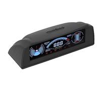 BAFOVY Pantalla HUD OBD HUD ABS PC Pantalla LCD a Color 10 V a 30 V Medidor de Pendiente de Voltaje de Velocidad de Código de Falla para Automóviles SUV y Camiones Pequeños