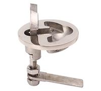 BAFOVY Pestillo de Leva para Barco, Tirador de Escotilla Empotrada Marina de Acero Inoxidable 316, Diseño Seguro y Resistente para Yates y Barcos, Fácil Instalación Que Mide 61x57 Mm