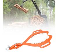 BAFOVY Pinzas de Elevación de Troncos, Pinza para Troncos de Alta Resistencia de 25 Pulgadas con Construcción de Acero Al Carbono para Manejo de Madera de Arrastre Forestal y Gancho de