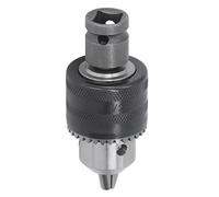 BAFOVY Portabrocas de 3 Mordazas Portabrocas de Acero con Alto Contenido de Carbono 1 16 a 1 2 Pulgadas 2 20UNF con Llave para Conversión de Llave de Impacto Taladro Prensa Molino Torno Usuarios de