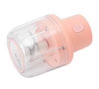BAFOVY Procesador de Alimentos Eléctrico de 250 Ml, Mini Picadora de Carne, ABS Rosa, Recargable por USB, Hoja S de Acero Inoxidable de 45 W para Ajo, Cebolla, Chile, Comida para Bebés
