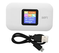 BAFOVY Punto de Acceso WiFi Móvil, Enrutador WiFi Portátil con Ranura para Tarjeta SIM, Velocidad de 150 Mbps para hasta 10 Usuarios, Ideal para Viajes y Actividades Al Aire Libre