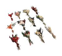 BAFOVY Ramos de Flores Secas, Mini Flores Naturales para Decoración del Hogar, Bodas, Arreglos únicos y Duraderos