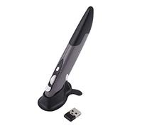 BAFOVY Ratón óptico Inalámbrico Air Pen, dpi Ajustable, Diseño Ergonómico, Ideal para Presentaciones y Entrada de Escritura a Mano (Grey)