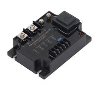 BAFOVY Regulador de Voltaje Monofásico, Módulo Regulador de Voltaje CA de Aislamiento Completo CA 220 V con Cerámica y Tiristor, Entrada de Señal Múltiple, Indicadores LED, para Iluminación del (40A)