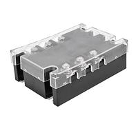 BAFOVY Relé de Estado Sólido Trifásico, Salida de Tiristor Módulo de relé de Estado Sólido 480VAC 4 a 32VDC Conmutación de Voltaje Cero para Control de Temperatura de Automatización Industrial