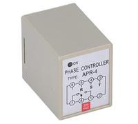 BAFOVY Relé Protector de Fase APR 4 Relé de Secuencia de Fase Impermeable 8 Pines 5A Alimentación de CA para Compresor de Ventilador de Bomba de Motor Trifásico con Protección Inversa de Pérdida de