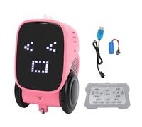 BAFOVY Robot de Carga Inteligente, Juguete Educativo con Sensores Táctiles, Narración de Cuentos en Inglés y Baile, para el Aprendizaje en la Educación Temprana (Pink)