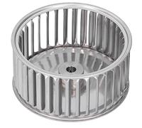 BAFOVY Rueda de Ventilador Centrífugo de Alas Múltiples, Rueda de Motor de Soplador de Chapa Galvanizada 156 X 76 X 12,7 Mm, Dirección A Fija con Tornillo, Superficie Lisa para Accesorios de