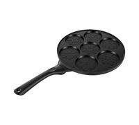 BAFOVY Sartén de 7 Huevos Antiadherente Copo de Nieve Gas | Sartén de Omelette de Aleación de Aluminio, Distribución Uniforme del Calor, Cocina Multifuncional para Desayuno, Compartir