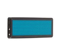 BAFOVY Señal de Nombre LED Insignia de Mensaje de Desplazamiento ABS Matriz de Puntos 11x44 240 MAh Etiqueta de Nombre Electrónica Recargable con Memoria de 550 Caracteres Chinos para Estaciones