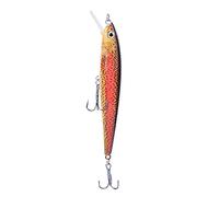 BAFOVY Señuelo de Pesca Artificial Rígido de Plástico 3D con Ojo de Tipo Minnow de 11 Cm, Realista, Acción de Inmersión Rápida y Suave con 2 Anzuelos Triples, para Pesca de Lubina, (11CM-11G-6#gancho)