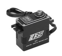 BAFOVY Servo Digital RC, Servo Digital sin Escobillas con Engranaje de Acero, 35 Kg, 180 Grados, 4,8 a 8,4 V, con Rodamientos de Bolas Dobles, Control Preciso para Brazos Robóticos, Modelos de Coches,