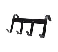 BAFOVY Soporte para Aperos de Caballo, Organizador Colgante de Metal de Alta Resistencia con 4 Ganchos para Establos, Cuartos de Aperos, Remolques y Graneros, No Requiere Perforación,