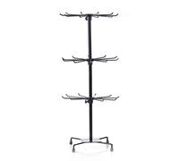 BAFOVY Soporte para Mostrador de Adornos Negros, Diseño de Ganchos Elegantes con Empaque de 30 * 30 * 5cm, Ideal para Exhibición en Mostradores de Tiendas Minoristas y Decoración del Hogar, (1)