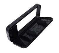 BAFOVY Soporte para Teléfono de Ducha Funda para Teléfono de Ducha Altavoz Bluetooth Resistente Al Agua Pantalla Táctil Sonido Claro con Soporte Incorporado para Baño Vídeos (Black)
