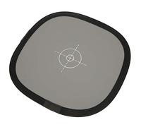 BAFOVY Tablero de Enfoque, Material de PU, 18% Reflector Blanco Gris, Tamaño de 30 Cm para Cámaras SLR Digitales y Fotografía