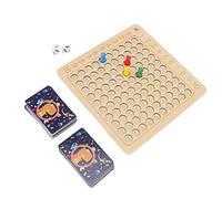 BAFOVY Tablero de Multiplicación de Matemáticas Tablero de Multiplicación Montessori de Madera con Dados y Tarjetas Número de Aprendizaje Práctica de Ojos para Preescolar, Jardín de Infantes,