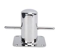 BAFOVY Tacos para Bolardo Marino, Bolardo Cruzado único de Acero Inoxidable 316, Resistente para Kayak, Canoa, Muelle, Cubierta, Cuerda, Listón de Amarre, Repuesto con 4 Orificios, Fácil Instalación